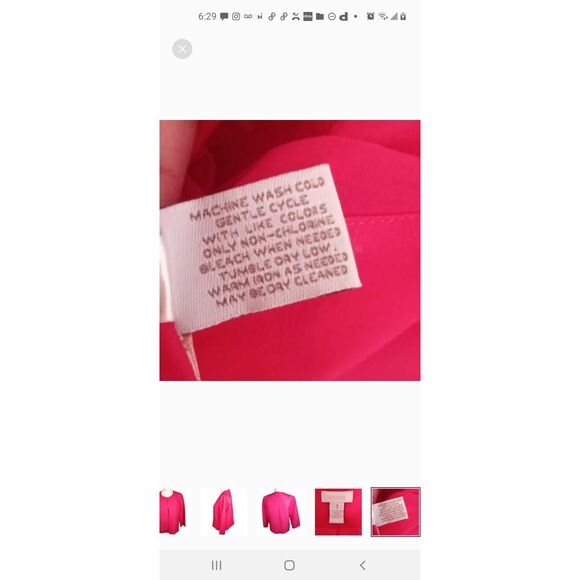 CHICO'S PINK JACKET SZ.1/M EUC. - Picture 7 of 7